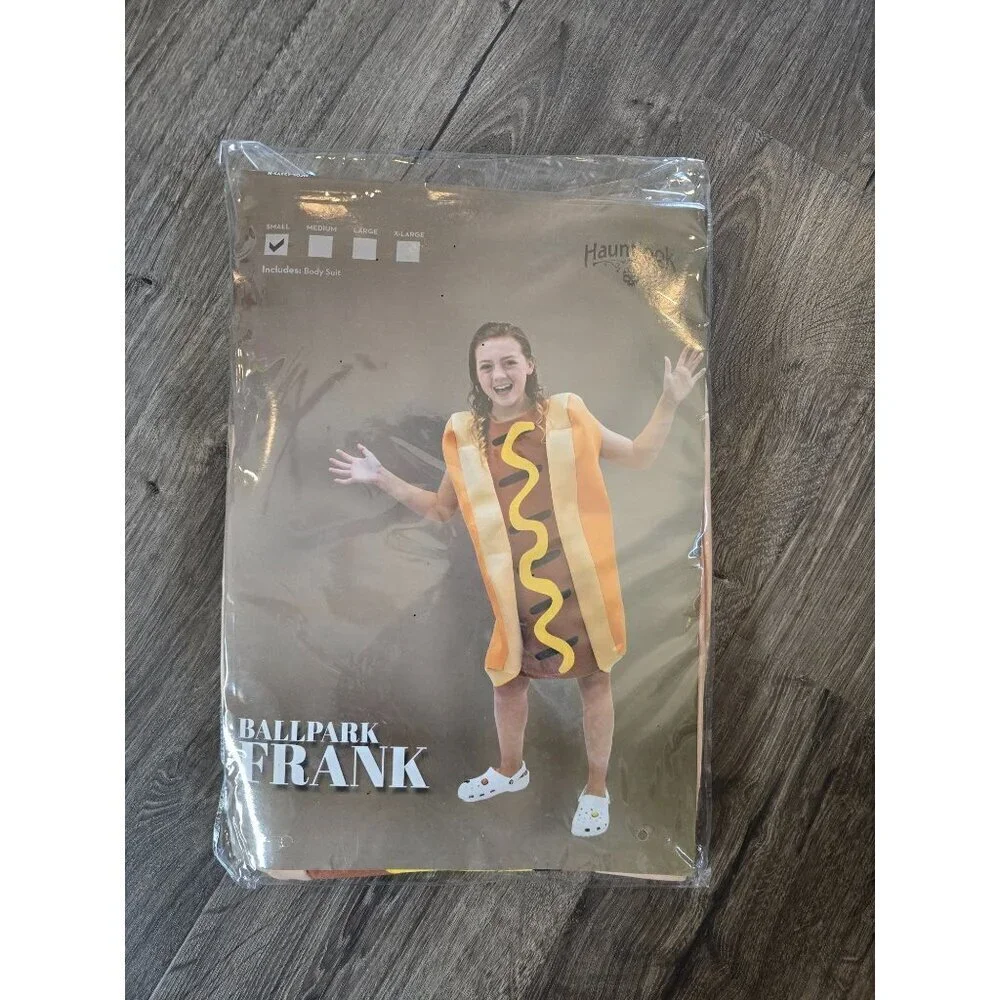 NWT Hauntlook Kids Ballpark Frank  Halloween Costume Size Small Holiday Party
